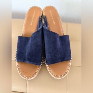 Preston & York Navy Espadrilles